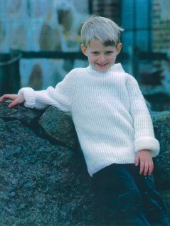 Raglan-trøje i semipatent