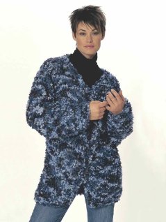 Slätstickad jumper och kofta