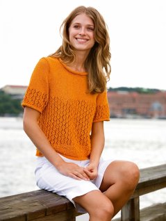 Blondestrikket trøje