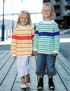 Randiga raglantröjor