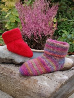 Filtede grydelapper, flaskevarmere/kølere og sokker