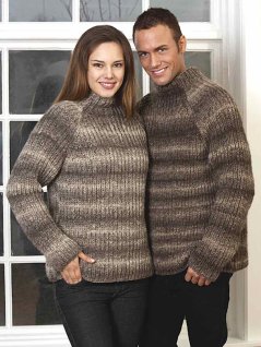 Patentstrikket raglantrøje