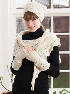 Hue, halstørklæde og håndledsvarmere