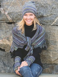 Hue, halstørklæde og håndledsvarmer