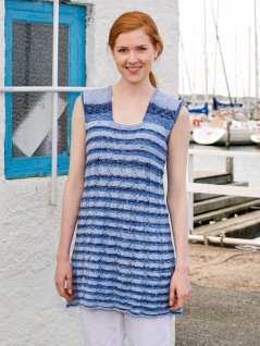 Blondestrikket tunika