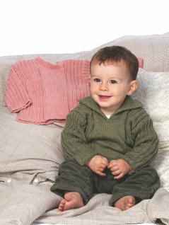 Struktureret striktrøje