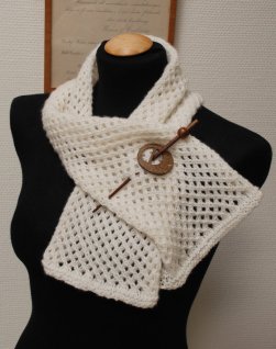 Mønstret tørklæde