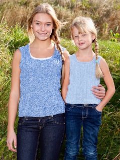 Tekstureret strikket hør