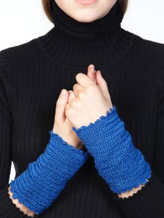 Mønstrede, blonde- og hæklede håndledsvarmere