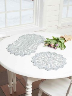 Hæklet dug og løber