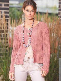 Mönsterstickad kofta