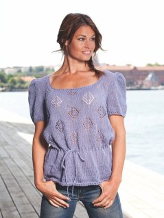 Blondestrikket trøje