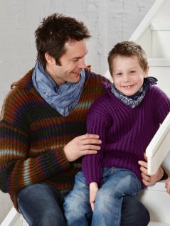 Struktureret striktrøje