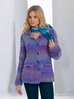 Dobbeltradet cardigan