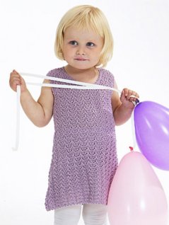 Mønstret strikket kjole