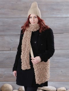 Taske, tørklæde og hue