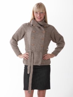 Dobbeltradet cardigan