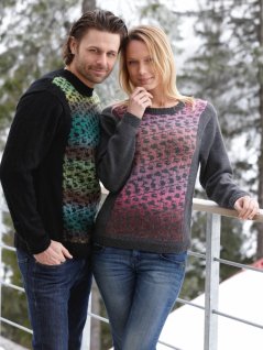 Herre- og dametrøjer med mønstre