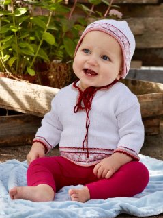 Sweater og hue i Bianca