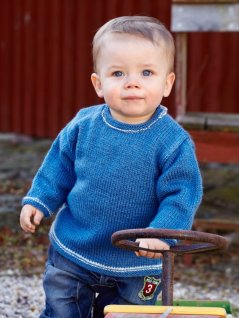 Strikket børnetrøje