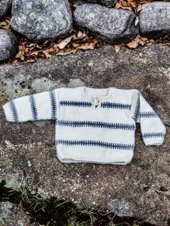 Mønstret sweater