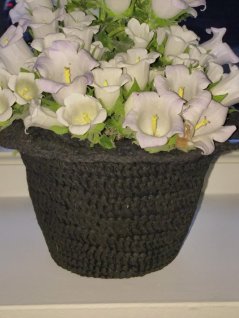 Hæklet potte