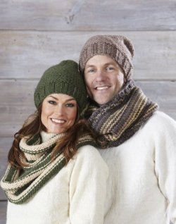 Strikkede kraver og huer