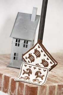 Strikkede grydelapper