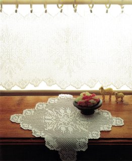 Dug, løber og gardin