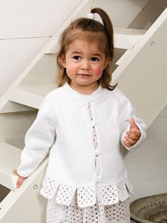 Sweater og cardigan med bedstemorsfirkanter