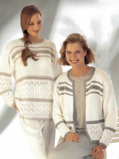 Sweater og cardigan i 2 længder