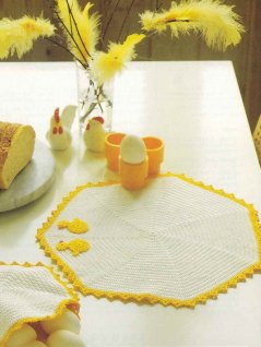 Äggvärmare och tallriksunderlägg