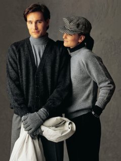 Klassisk cardigan og sweater