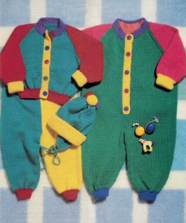 Kofta, byxa och mössa