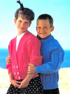 Pullover og cardigan