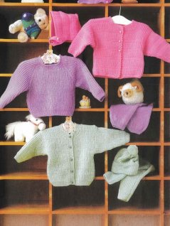 Trøjer, cardigans, bukser og hatte