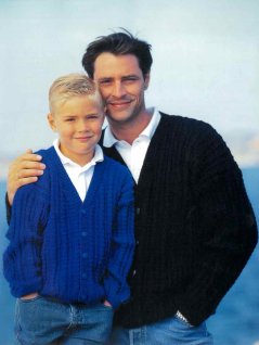 Drenge- og herrecardigan