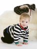 Stribet børnetrøje