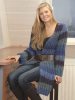 Ribstrikket cardigan