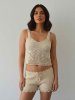 Heklet tanktopp og shorts