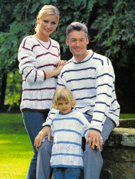 Pullovrar till familjen