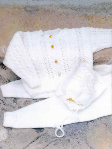 Jumper, cardigan, bukser og hatte