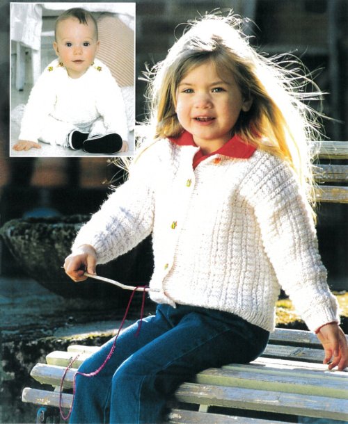 Pullover, cardigan, bukser, hat, hjelm og tæppe