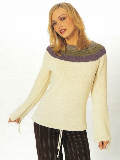 Bærestykketrøje med snørebånd