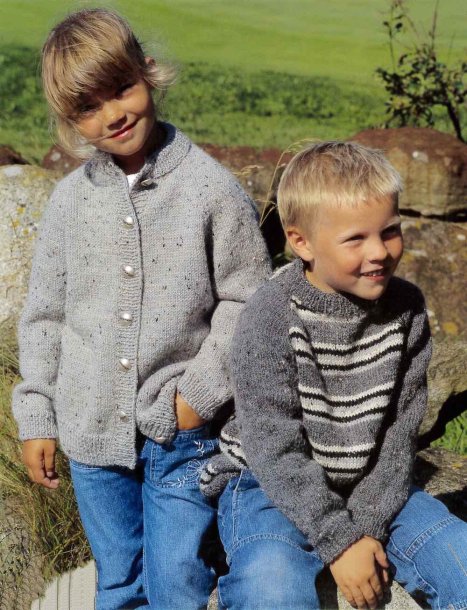 Raglanpullover och kofta