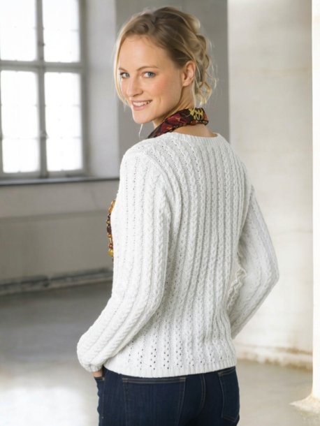 Blondestrikket sweater