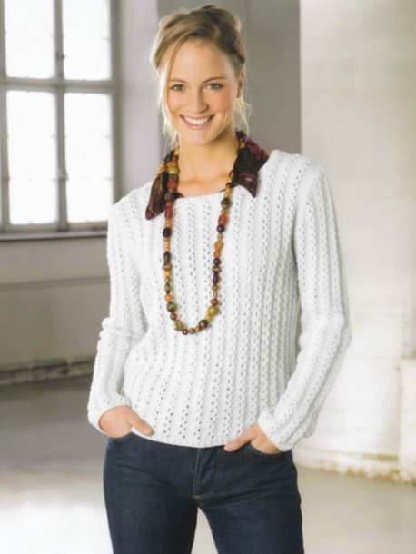 Blondestrikket sweater