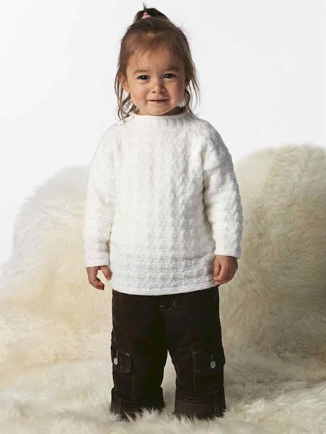 Strukturmönstrad tröja