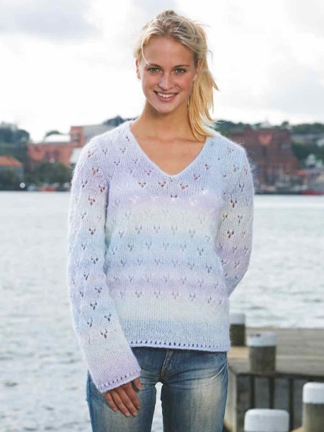 Blondestrikket sweater