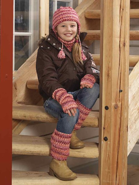 Hatte, tørklæde, håndledsvarmere og falske poloer